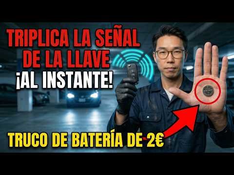 Batería de $2 triplica la señal de tu llave. El truco japonés que concesionarios te están ocultando.