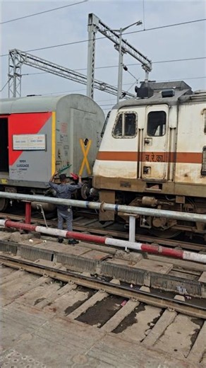 How To Couple A Locomotive With Train | #shorts #viral