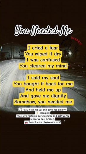 Easy English Karaoke | You Needed Me – Sing & Learn English