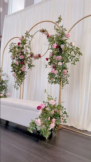 DIY- Floral Wedding Stand