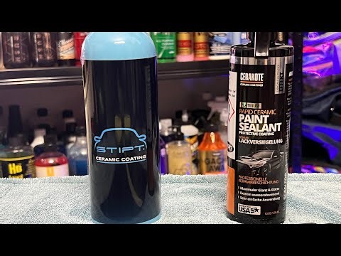 Stipt Ceramic Coating vs Cerakote Sio2 Paint Sealant mini review