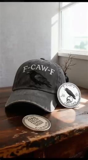 🖤🦅 Say it loud without saying a word — the F-CAW-F Crow Hat is the ultimate symbol of zero flocks given 😎🔥 Made from premium cotton with bold crow embroidery, it’s the perfect mix of attitude and humor for those who live life unfiltered 💀✨ And here’s the kicker — with every hat you buy, you’ll get a FREE F-CAW-F Crow Funny Coin that says, “I give to you my one & only last fck.”* 🪙😂 Don’t miss out — grab yours now and join the unbothered flock 👉 [your shop link] #FCawF #CrowHat #FunnyGift