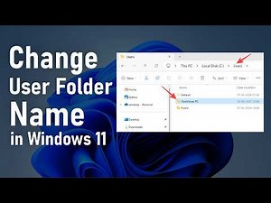 How to Change User Folder Name in Windows 11 | 2 Safe Ways