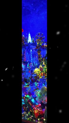 #miniaturechristmas #christmasvillages #christmasdisplayideas #miniaturetrains #trainvillage