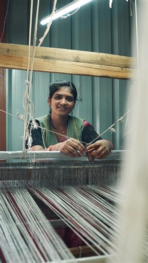 Storytailors Media on Instagram: "Stone steps, river light, and the steady rhythm of handlooms shape a town where craft has outlived kingdoms. For centuries, this settlement on the banks of the Narmada functioned as a key trading point in central India, with textiles moving along inland routes long before modern markets existed. Weaving here was never ornamental alone, it was economic, domestic, and deeply tied to everyday life. The silk-cotton Maheshwari saree took its present form in the late