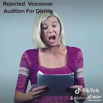 Felicity's voiceover funny Disney audition