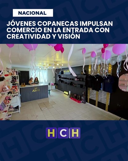 #HCHNoticias | Las hermanas María José y Alejandra Mejía, de 23 y 17 años, se han convertido en un ejemplo de emprendimiento juvenil en La Entrada, Copán, gracias a su negocio de venta de productos para damas y ropa y accesorios para caballeros. Con creatividad, dedicación y visión de mercado, han logrado consolidar su marca y atraer a clientes de diferentes edades, demostrando que la iniciativa y el esfuerzo pueden abrir oportunidades de éxito incluso a temprana edad. RB
