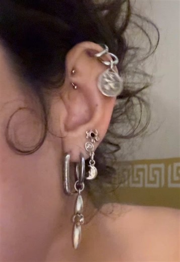 Stylish Daily Ear Stack with Vintage 925 Silver Jewelry