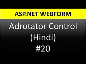 ASP.NET WebForm Tutorial For Beginners 20 - Adrotator Control