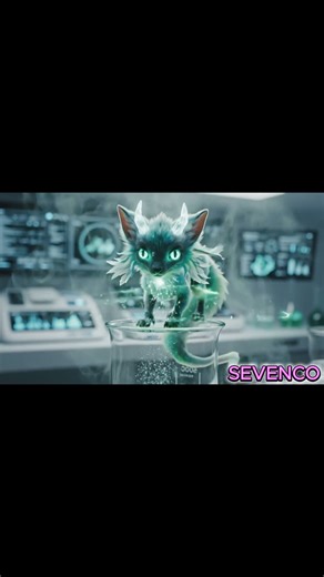 ASMR Sci-Fi Lab: DNA Experiment Creates a Winged Wolf! 🧬🐺