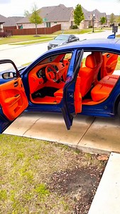 You can purchase your dye kits at www.customleathercoatings.com #dodge#charger#challenger#hellcat#stt#scatpackcharger#custom#dye#custom#orange | Custom Leather Coatings