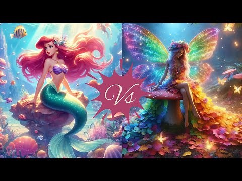 Mermaid Magic Vs Fairy Dust| Mermaid Vs Fairies| Choose One
