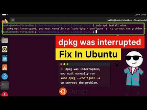 Fix: dpkg Was Interrupted, You Must Manually Run sudo dpkg --configure -a to Correct the Problem