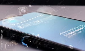 Create a commercial-style product shot video for a next-gen foldable smartphone, with dynamic camera sweeps, elegant lighting transitions, and smooth opening/closing animations. Add interface interact