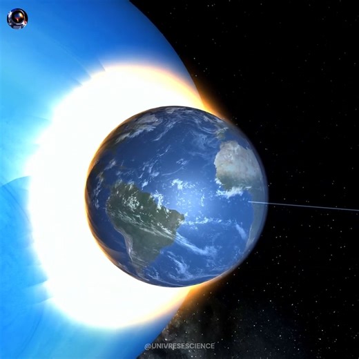 What If Earth 🌏 Hits Uranus #UniverseScience | Universe Science