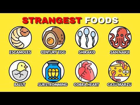 Every STRANGE food explained in 8 minutes.