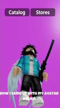 How I Came Up With My Current Roblox Avatar Design #roblox #robloxavatar #robloxshorts
