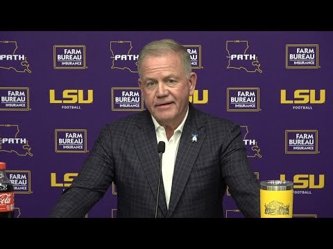 LSU Brian Kelly South Carolina game-week press conference