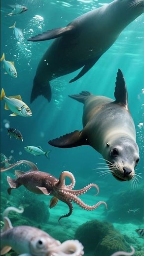 La Foca: La Acróbata del Océano #Foca #AnimalesMarinos #Naturaleza