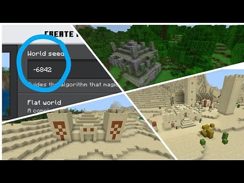 Minecraft 1.20 Village, Jungle Temple And Desert Temple Seed
