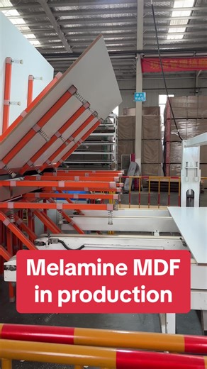 Melamine MDF Production Process Explained