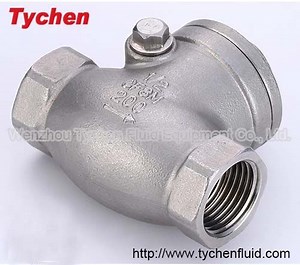 [Hot Item] Stainless Steel CF8 CF8m 200 Psi Non Return Thread Swing Check Valve