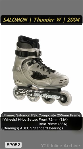 Thunder W Salomon 2004 [EP052] ⚡️ - Freeskate / Freeride / Urban Inline Skates #inlineskating