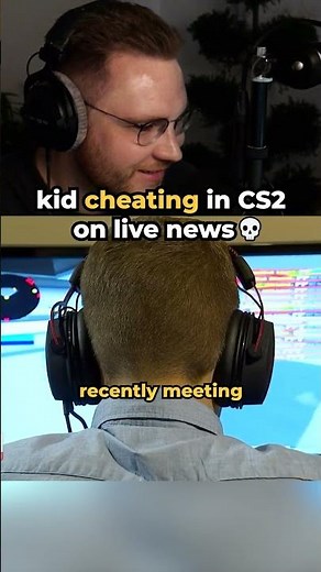 bro is cheating LIVE on the news 💀