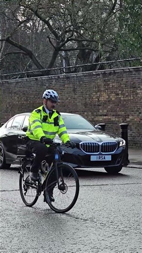 POLICE STOP.PED CAR FOR A QUICK TALK