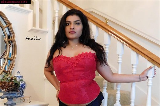 Vintage Frederick's of Hollywood Red Satin Corset - Lace-up Lingerie, 36 M - Etsy UK