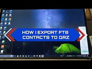 How I Export FT8 Contacts to QRZ (for confirmation) #hamradio #ft8 #ft4 #logging#qrz #confirmation