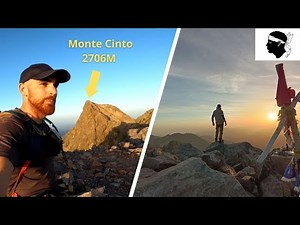 Je BIVOUAC SEUL sur la plus haute montagne de CORSE le Monte Cinto.