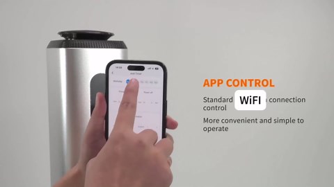 1000ML- Tower Hotel Scent Diffuser with WiFi App Control for Whole House - Commercial Diffuser Machine Cover 10000 Sq Ft - Scent Air Machine & Waterless Essential Oil Diffuser for Large Room - Silver