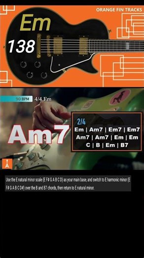 Blues Rock Backing Track in E Minor #backingtrack #guitar #guitarchords