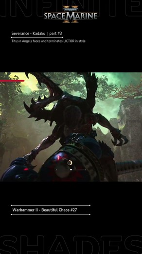 Severance - Kadaku #3 | Titus n Angels faces LICTOR | Space Marine 2 SHORTS #warhammer40k