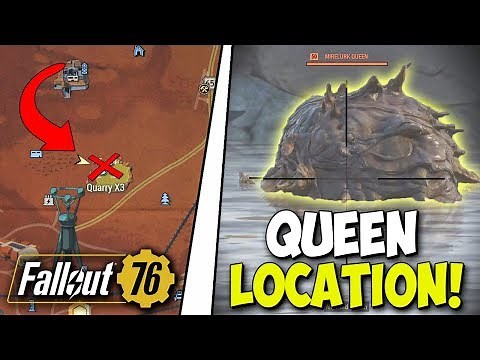 Fallout 76 - Two Mirelurk Queen Spawn Location (Farmable!)