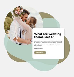 Wedding theme ideas - HTML Template by Nicepage
