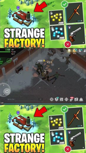 CHEAPEST WAY TO CLEAR STRANGE FACTORY LOCATION 💀 #ldoe #lastdayonearth #gaming #shorts