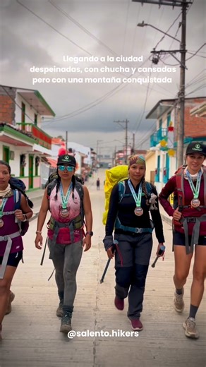SALENTO HIKERS | Official Los Nevados Operator | RNT 68138 on Instagram: "¡¡Llegaron las poderosas!! Y de la 🏔️ que es diferente 😮 💬envíale este video a tu parche chic 💅 pero aventurero 🧗‍♀️ #salentohikers #colombia #girls #outdoors #adventure"
