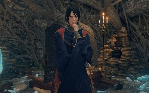 【艾尔登法环】魔法师瑟濂的真容及捏脸数据