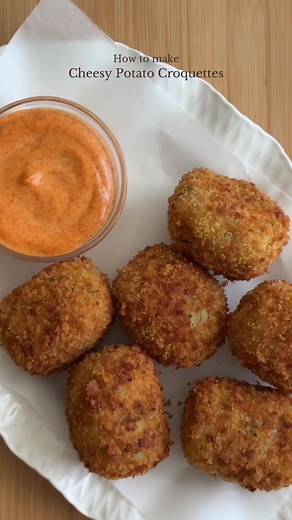 Cheesy Potato Croquettes Recipe: Easy and Delicious