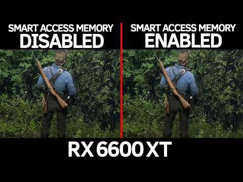 Smart Access Memory on vs off | R5 5600X - RX 6600 XT | 1080p | 1440p |