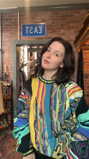 Three vintage Coogis, each a piece of fashion history. From 90s hip-hop royalty to streetwear icon, these sweaters aren’t just bold — they’re legendary. Snag one today, available in-store or dm us! #vintageaesthetic #vintagestyle #vintageshop #vintagemenswear #coogi #coogisweater #90sfashion #90svintage #vintageclothing #vintagestore #vintageinspired | Black Shag Vintage