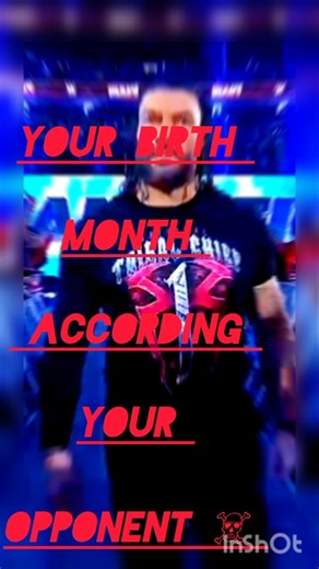 your birth month according your opponent part 2 🥶#wwe #romanreigns #youtubeshorts #shorts #viral