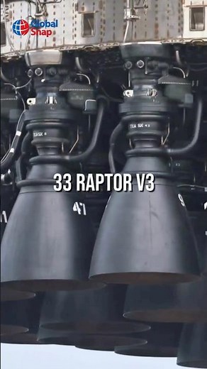 MASSIVE UPGRADE! SpaceX Unveils Starship V3 With Raptor 3 Engines! 🚀🔥#shorts #viral