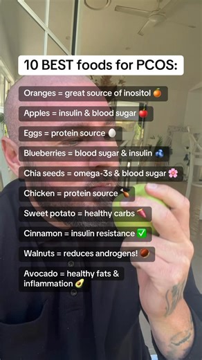 You don’t have to cut everything out to support your PCOS! You just need to eat smarter not less ✨ These are 10 foods your PCOS truly loves, and here’s why: Each one helps your body do what it’s meant to do.. balance blood sugar, improve insulin resistance, lower androgens, and reduce inflammation. It’s not about restriction. It’s about nourishment, choosing foods that actually work for your hormones, not against them. So next time you’re planning your meals, think: 🍊 Am I giving my body what i