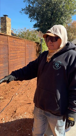 Our guys can get it done 💪#oklahoma #landscape #tips #okc #landscapedesign #landscaping | Five Stones Landscaping