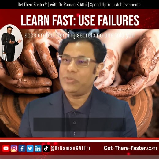 ⏰How to Learn Faster by Leveraging Failures🌐⏳ https://youtube.com/watch?v=0JNcKR3G5ng Do you want to master new skills, knowledge, profession, job or domain faster than your peers? 🌟In this video, Dr. Raman K Attri, an award-winning coach #acceleratedlearning guru, shows you a science-based revolutionary method to learn better and faster for your job, business, studies, research and other areas. Learn the secrets of speeding up your personal and professional mastery.💫 📘If you like this video