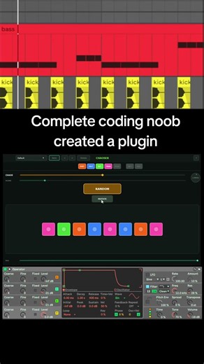 Complete coding noob created a plugin to make my a** music better#sounddesign #vst#plugin#vibecoding