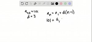 SOLVED:The 20 th term of an arithmetic sequence is 101, and the… | Numerade